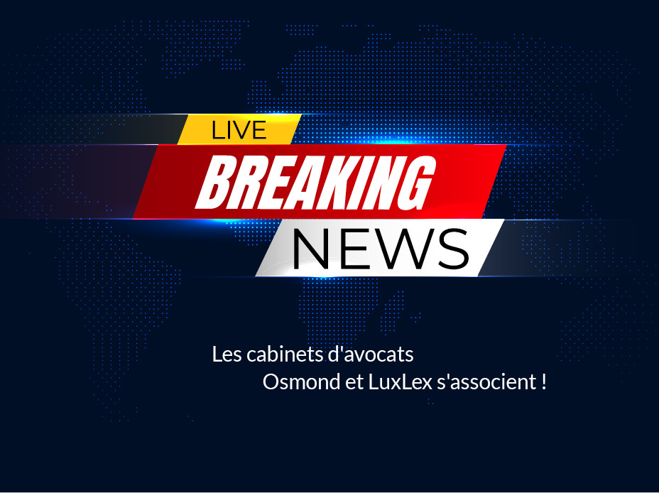 Vignette de la page création pour l'association des cabinets d'avocats Osmond et LuxLex