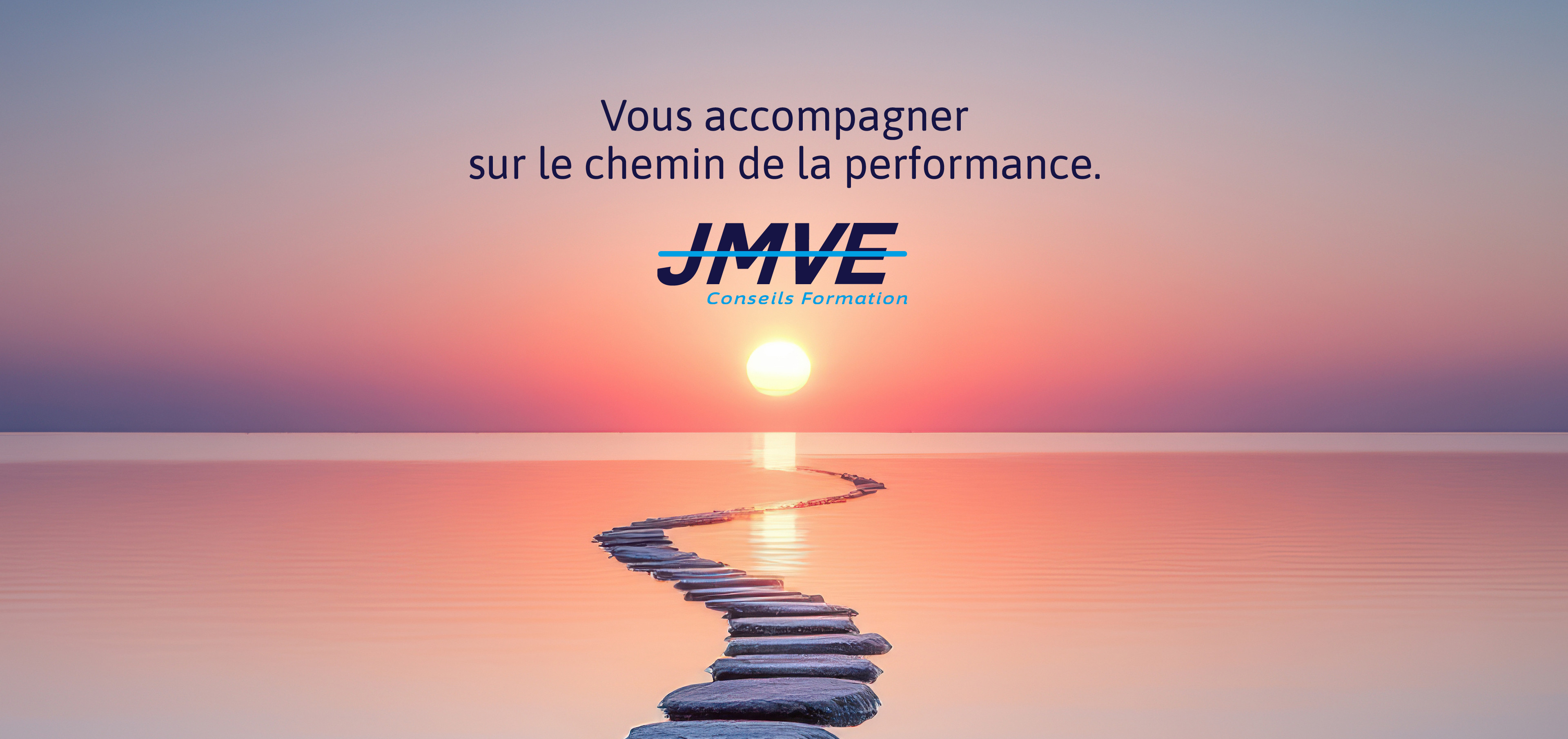 Visuel qui représente la page de créations de JMVE Conseils Formation