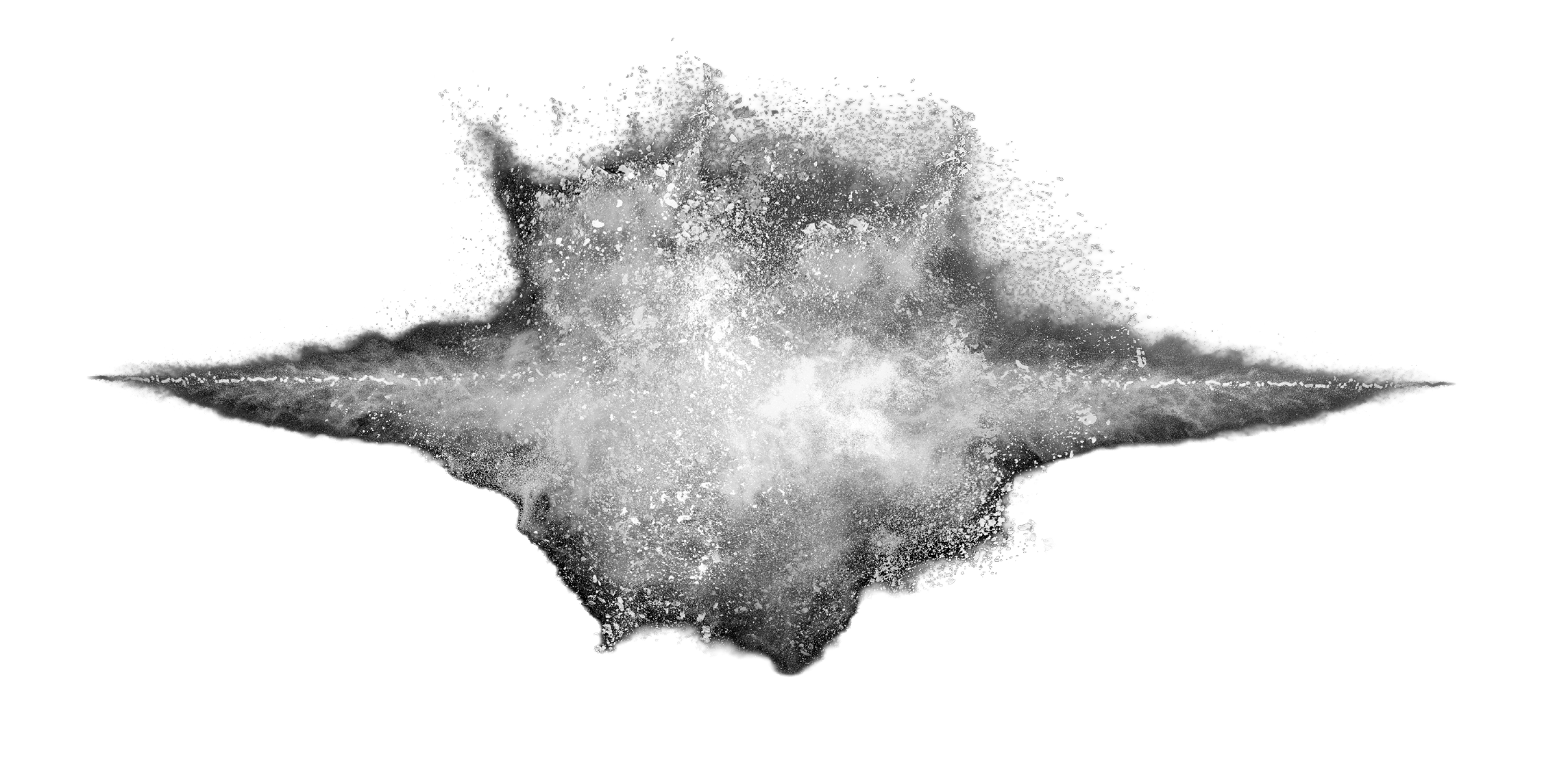 Visuel d'un splash d'eau translucide pour illustrer la fin de la page Expertises Conseil & Stratégie